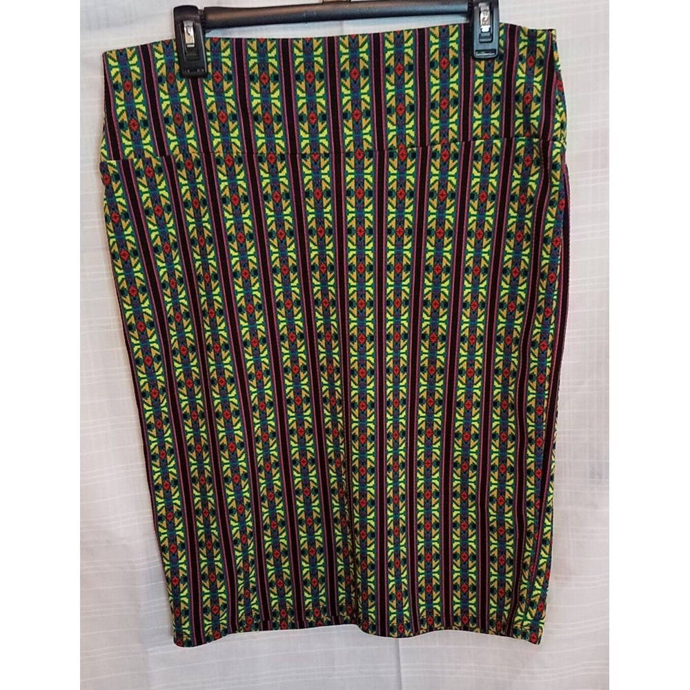 Women LulaRoe Skirt Size XL Aztez design